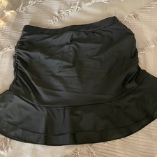 womens swim skirt Black size 10 runs a bit small