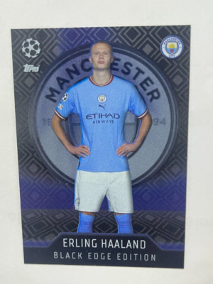 Topps Match Attax Erling Haaland black edge edition | eBay