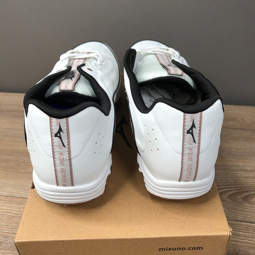 Mizuno Softball Cleats 9-Spike Swift 8 Women's Size 11 White Metal 11GM236010 - Picture 6 of 11