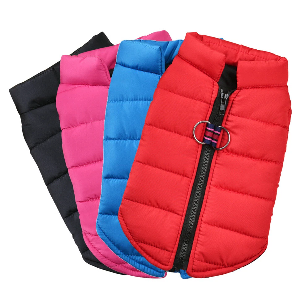 Pet Dog Vest Jacket Winter Warm Padded Coat for Small Dogs Puppy Clothes Yorkie - Image 4 of 4