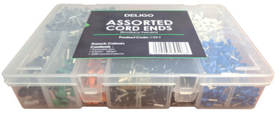 Various Cable End Connector Set, French Colours