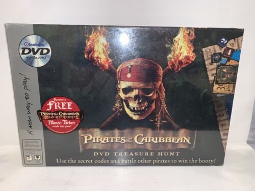 Pirates of the Caribbean Treasure Hunt DVD Board Game Sealed, R4