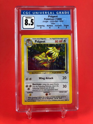 Pidgeot (Unlimited) graded CGC 8.5 for sale on eBay