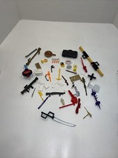 Action Figure Accessory Lot Vintage Plastic Weapons Weapons 30 Toy