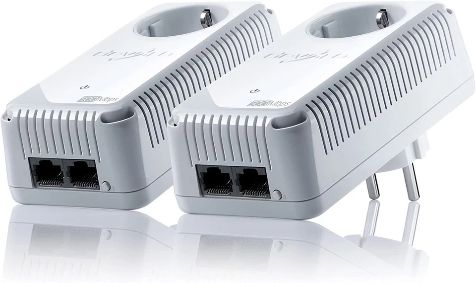 Devolo dLAN 500 duo+, 2 x Adapter im Set (500 Mbit/s, 2x LAN Port, Steckdose,) - Bild 2 von 3