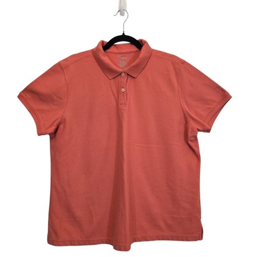 L.L.Bean 1X Plus 100% Cotton Short Sleeve Polo Shirts