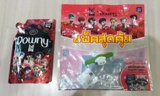 JIMIN O!RUL8,2? PC + V Taehyung BTS X DOWNY Bag Clip & Tinytan Thailand Bag KPOP
