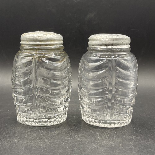 Glass Salt and Pepper Shakers with Glass Holder - Picture 4 of 13