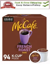McCafe Coffee Single Serve K-Cup Pods, Dark French Roast (94 ct.)