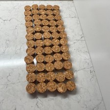 Natural Wooden Tapered Corks for Wine, Beer Bottle Stopper - (Set of 60)