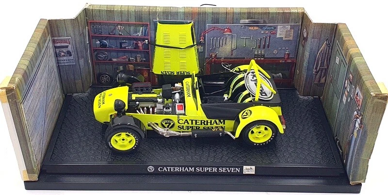 Kyosho 1/18 Scale Diecast 7022Y - Caterham Super Seven JPE - Yellow - image 4 of 4