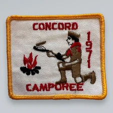 Concord Camporee 1971 Vintage Patch 1970s Boy Scouts BSA