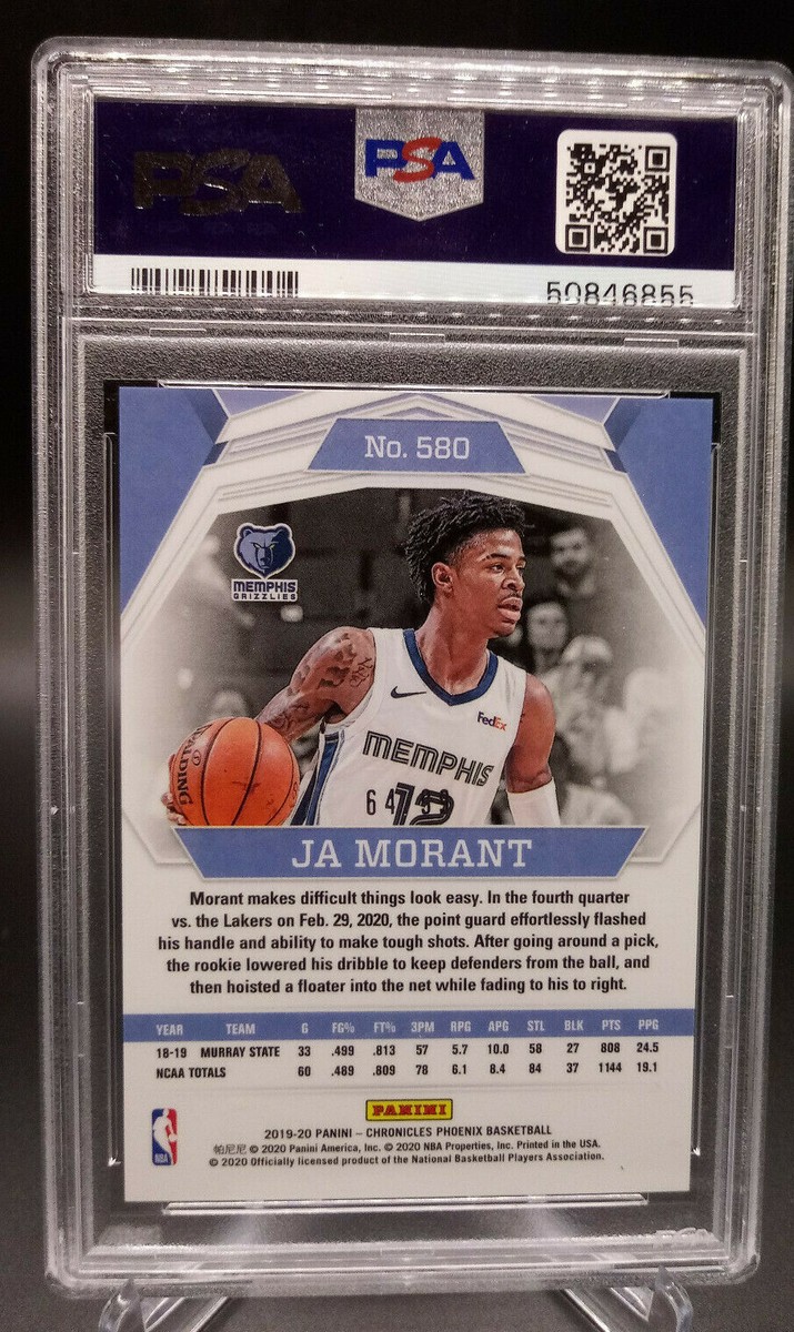 2019 Panini Chronicles JA Morant Phoenix Blue Prizm Refractor /99 