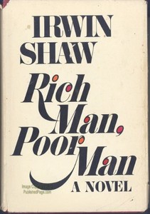 Rich Man Poor Man By Shaw Irwin Hardback Book The Fast Free Shipping Ebay