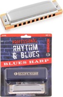 Hohner Blues Harp - Key Of D + Hohner Blues Harp - Key Of E - Value Bundle on sale Hohner Blues Harp - Key Of D + Hohner Blues Harp - Key Of E - Value Bundle on sale
