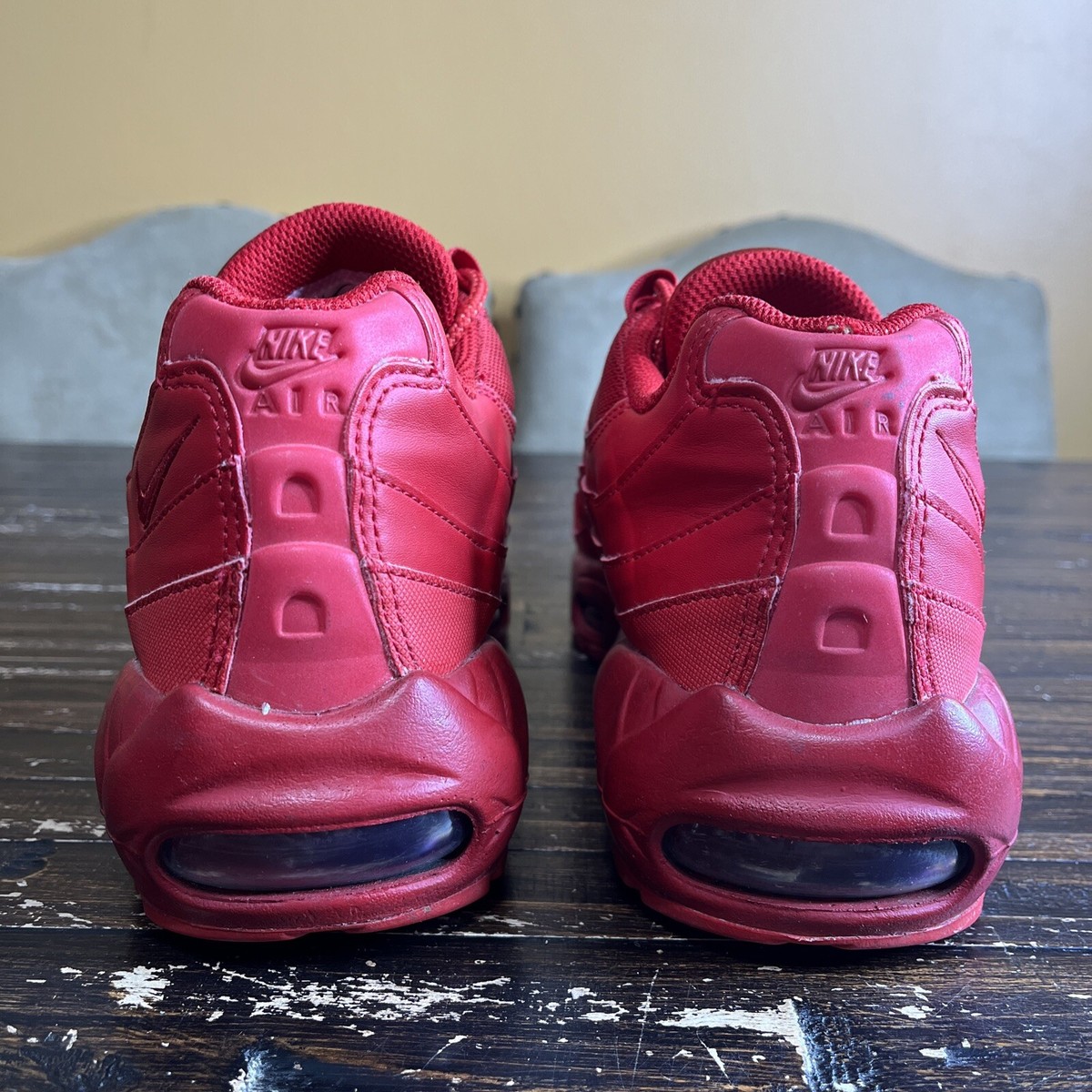 Nike Sportswear Air Max 95 Triple Varsity Red Sneakers Shoes CQ9969-600 Men 10 4K] Nike Air Max 95  main image 4