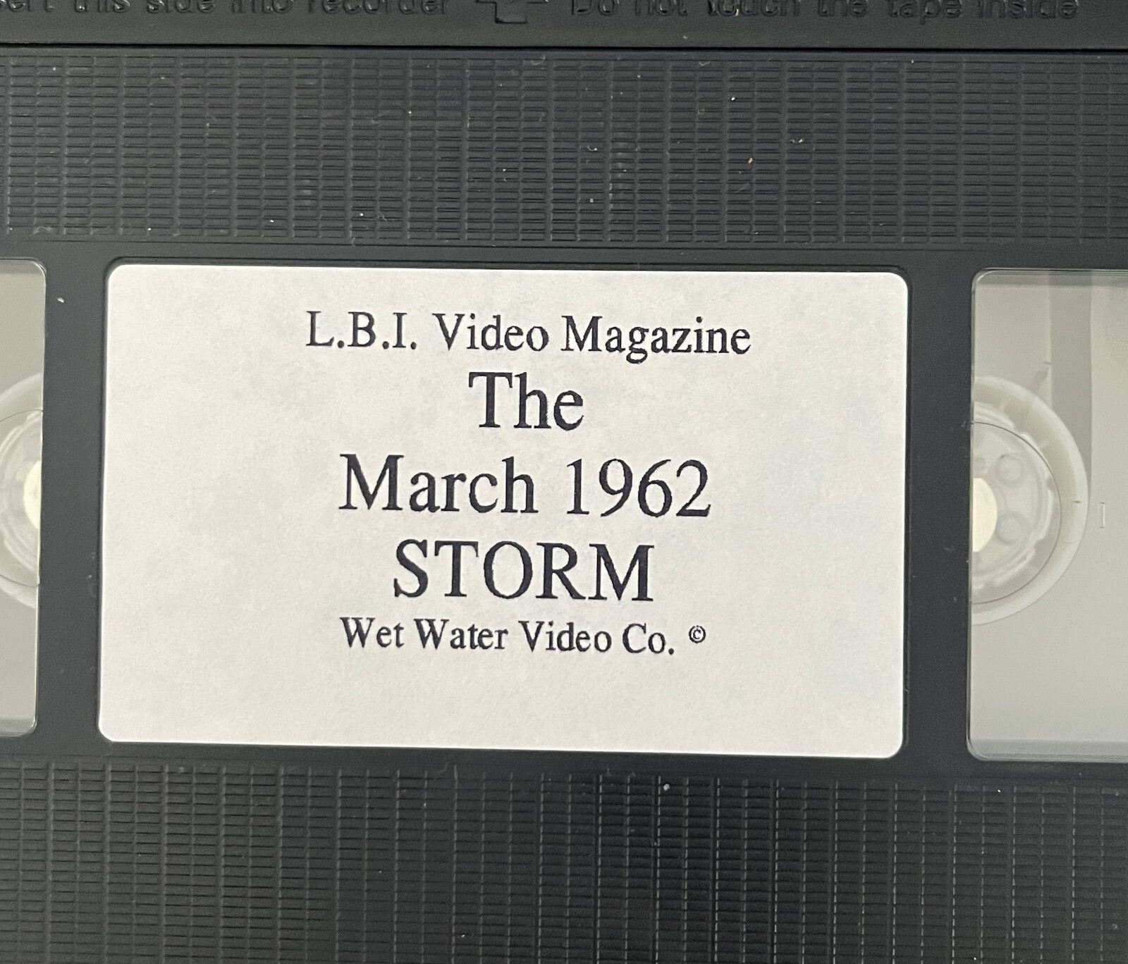 Long Beach Island NJ VHS RARE Documentary The March 1962 Storm New Jersey Storm eBay