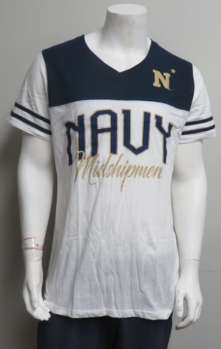NAVY Midshipmen Cotton Football Tee OVB Brand New With Tags