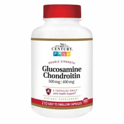 Glucosamine Chondriotin 500 mg/400 mg 210 Caps By 21st Century