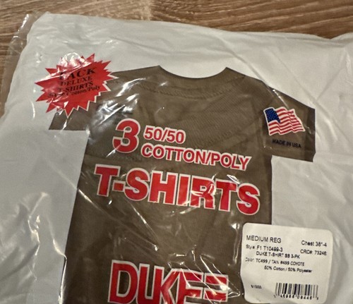 NEW (3) PACK USGI ARMY ISSUE OCP MULTICAM ACU UNIFORM T-SHIRTS UNDERSHIRT MEDIUM - Picture 2 of 4