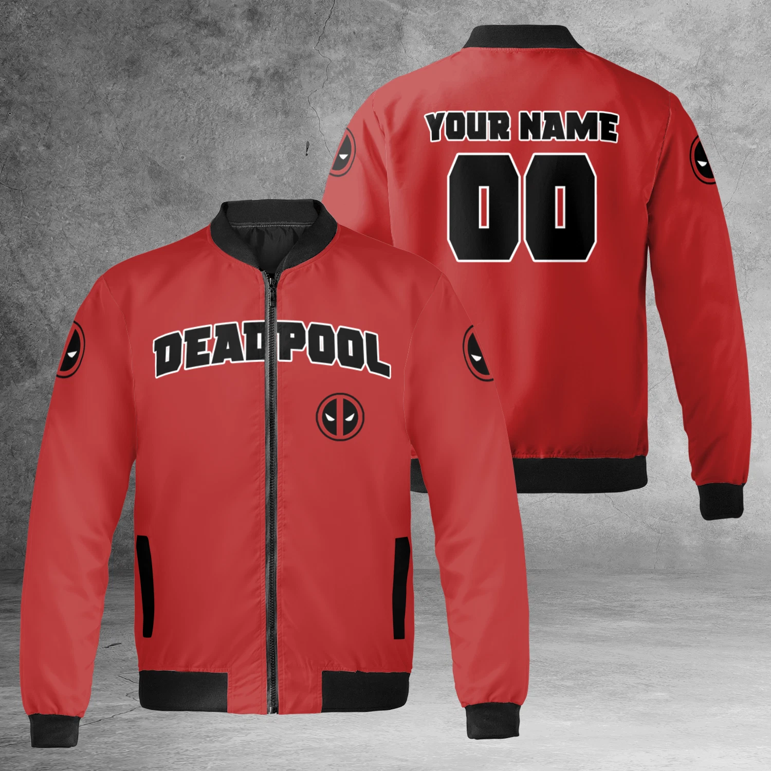 Personalized Deadpool Amazing Superhero Deadpool & Wolverine Red Jacket
