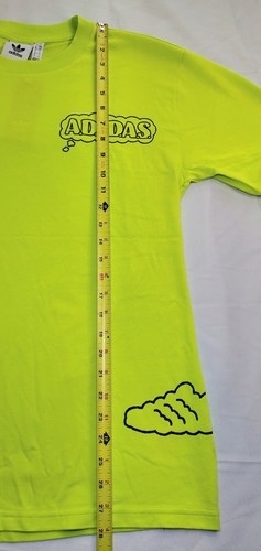 Adidas Size S Men's Cyber Green All Day I Dream About Sneakers T-Shirt Ca1 - Bild 4 von 10