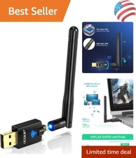 Reliable Dual Band WiFi Adapter - AC600M USB for Lag-Free Gaming & Streaming