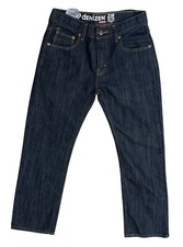 Denizen 218 Slim Straight Fit Jeans 14 Reg Dark Wash Boy's Adjustable Waist