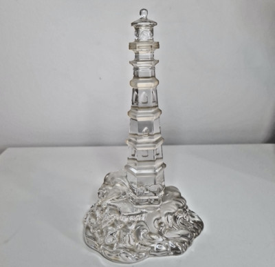 Lenox Kristall Leuchtturm Figur - Light at Point 2001 - Fine Crystal Germany