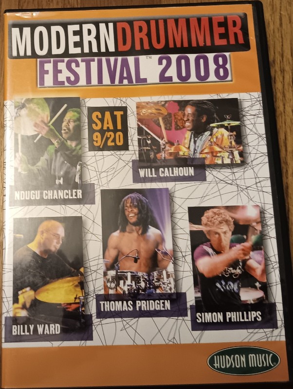 Modern Drummer Festival 2008 DVD Saturday Calhoun Pridgen Phillips Chancler Ward