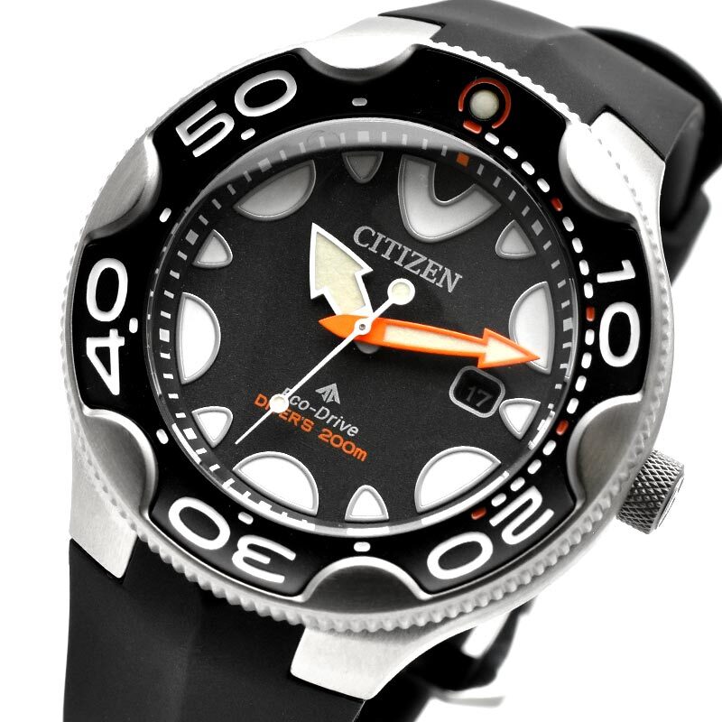 【最終SALE】CITIZEN PROMASTER BN0230-04E Promaster Dive Black Dial Polyurethane Strap BN0230-04E