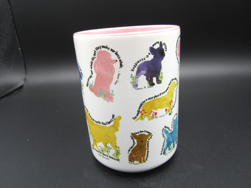 Orca Coatings White Pink Dog Sayings for Dog Lovers Coffee Tea Mug 16 oz (390) - Picture 2 of 6