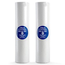 2 PK Whole House Reverse Osmosis Sediment Water Filter Cartridge 2.5 x 10, 5  m