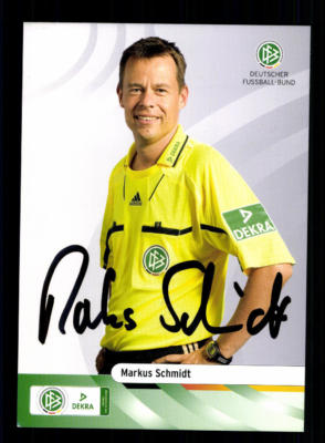 Markus Schmidt autograph card DFB referee original signed + A 170034