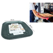 Teglia forata antiaderente per pizza focaccia in alluminio puro