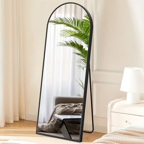 59"x16" Full Length Mirror, Floor Mirror, Arched Full Length Mirror with Stand B - Picture 1 of 8