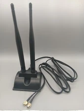Eightwood Dual WiFi Antenna with RP-SMA Male Connector, 2.4GHz 5GHz Dual Band