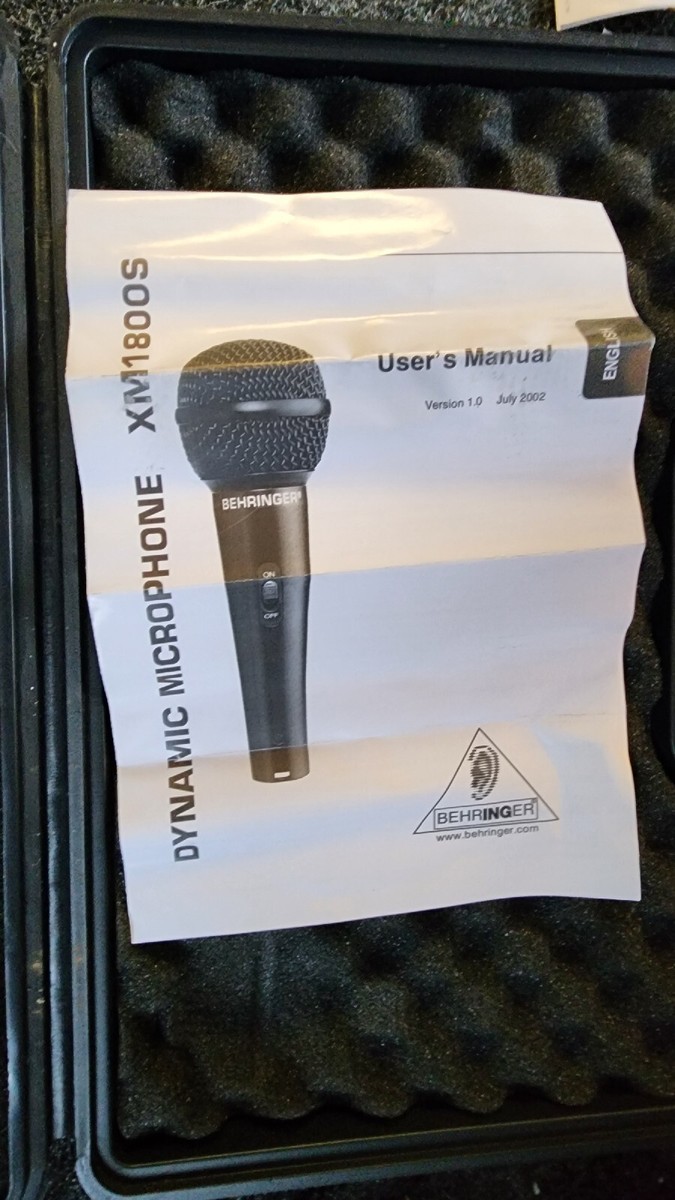 behringer XM1800S (3本セット）美品 Behringer XM1800S Dynamic Vocal & Instrument Microphone (3