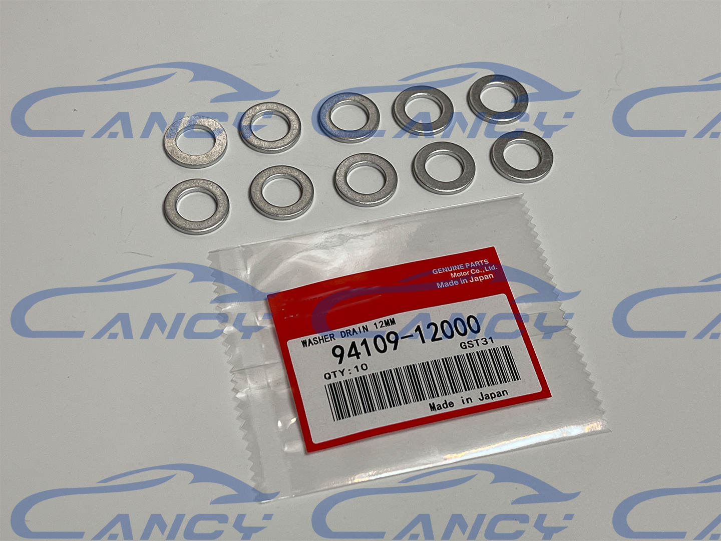 New OEM 10PCS Aluminum Drain Plug Washer (12mm) 94109-12000 For Honda Acura