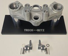 Honda VFR 800 vtec top yoke conversion bracket bar risers and footrest adjusters