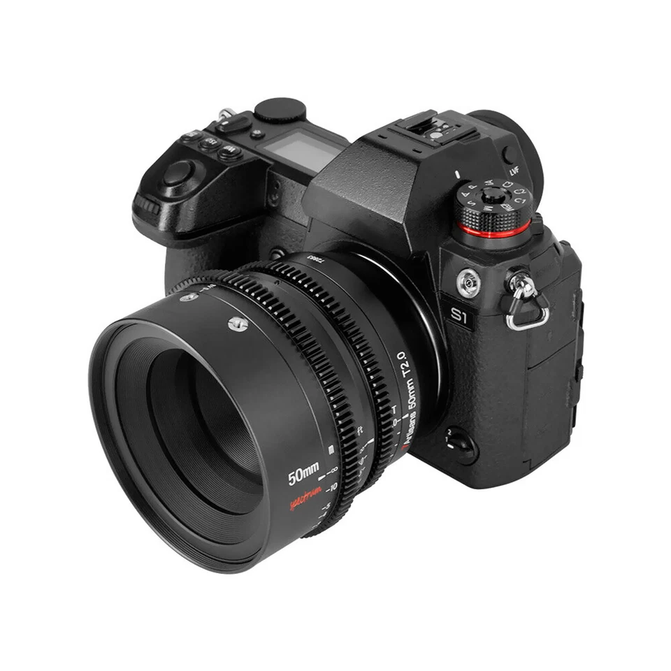 Lente de cine de fotograma completo 7artisans 35 mm T2.0 para Leica Sony Canon Nikon Foto 2 de 4