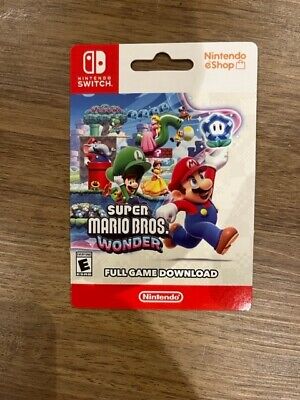 Super Mario Bros Wonder Nintendo Switch - Brand New Full Game Download 