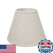 Aspen Creative 58877A Flaxen Empire UNO Lamp Shade 6x12x9