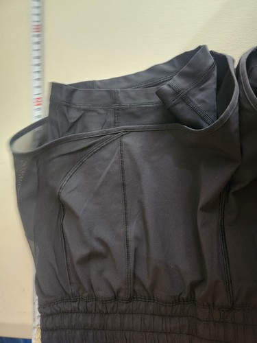 Lululemon Black Lined Activewear Shorts Mesh Detail Size CAN 10 AUS 14 - Picture 8 of 8