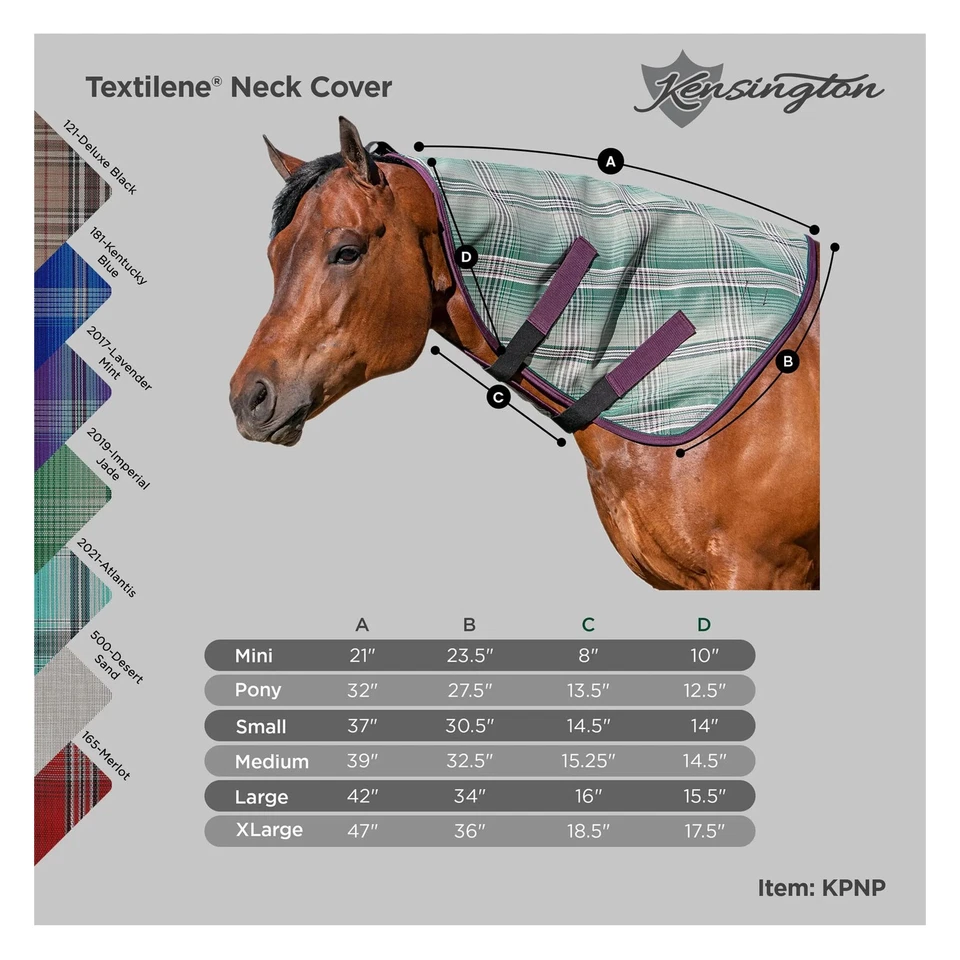 Cubierta de cuello negra KENSINGTON Signature Textilene Deluxe, M-pequeña (KPNP-M-121) Foto 4 de 4