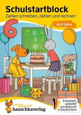 Schulstart-Block ab 6 Jahre   Zahlen schreiben, zählen und rechnen Vorschule ...