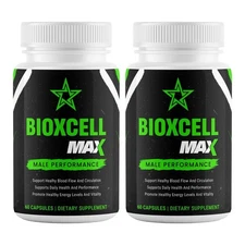 (2 Pack) Bio X Cell Pills for Men BioXCell Advanced Male Support Supplement 60ct