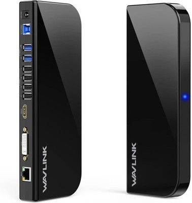 USB Dockingstation mit DVI HDMI 2 Monitore 24 Monate Garantie