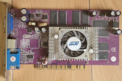 PNY VC-GF05200A8D12G-M Video Card VCGFX52PPB NVIDIA GeForce Fx5200 128MB TESTED