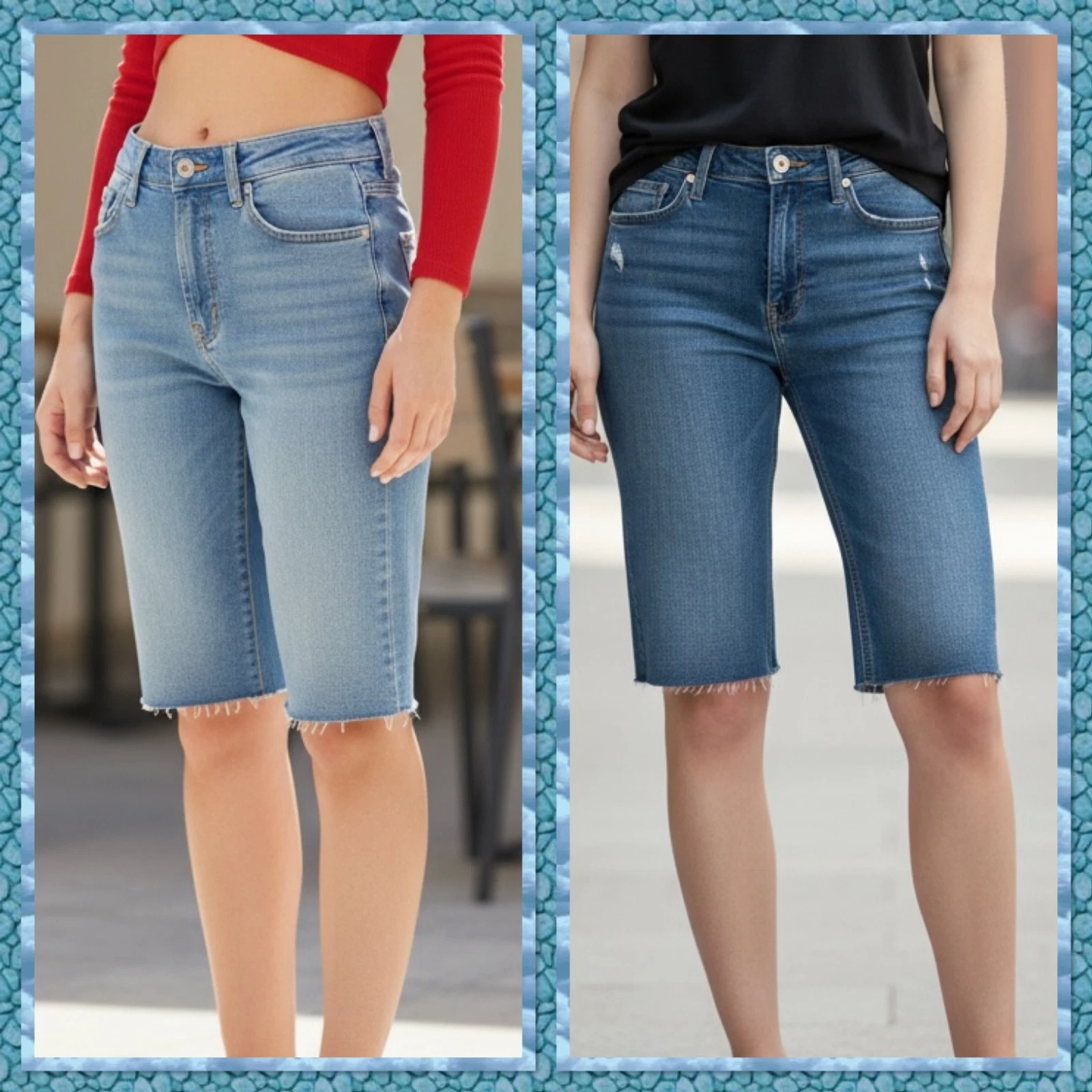 Ladies EX M&S Bermuda Shorts In Two Colours Sizes 10 to 20